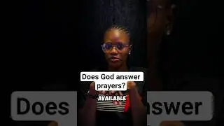 Does God answer prayers? #shorts #gospel #jesus