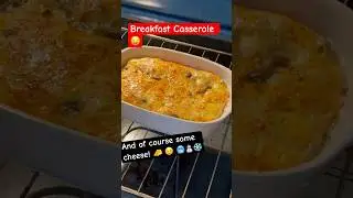 Breakfast Casserole 😛#shorts #views #food #recipe