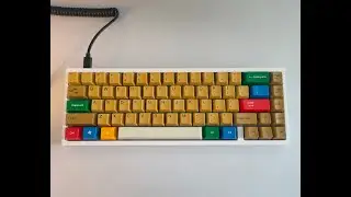 KBD67 Lite R2 Plateless Build with Vintage Cherry Housing + Gateron Yellow Stem