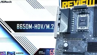 REVIEW ASROCK B650M-HDV/M.2 - Uma PLACA-MÃE AM5 BOA, BONITA E BARATA!