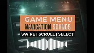 GAME MENU NAVIGATION SOUNDS WATERMARKED | Game Ready SFX | Unity Sound Pack