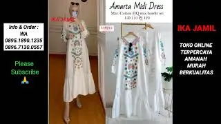 1 Spesial Gamis Cantik Buat Bunda !! Model Baju Gamis Terbaru 2025 Brokat Modern
