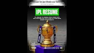 IPL is back 🔥🥶