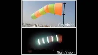 Reflective Wind Sock (5 reflective stripes)