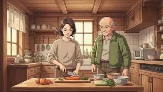 Walking Back to the Village at Dusk | Slow Living Ghibli-Style ASMREvening Paths and Warm Lights &mdash; 