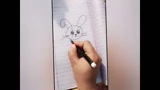 Easy rabbit drawing 
