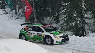 Rally Sweden 2018 wrc ss11 Varg&aring;sen 1