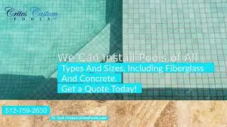 Pool Builder Austin - Taylor Pools - Crites Custom Pools
