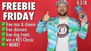 #FreebieFriday - August 3rd - Free Skincare Samples, Pet Treats, Mac & Cheese and more!