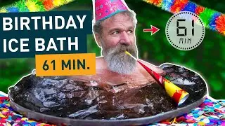 Wim Hof's 61st Birthday & 61 Minutes Ice Bath Celebration