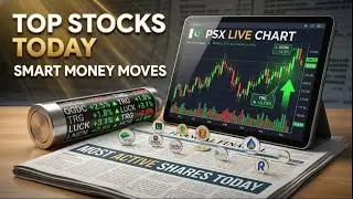 PSX Next Target and Most Active Shares Today 🔥 | Smart Money Kahan Ja Raha Hai? | KSE-