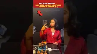 😍❤️ Bigg Boss Aurora 💃🏻 Red Rose Vibes🌹 Latest Mirror Selfie 🤳🏻 #trending #newlook #tamil #shorts