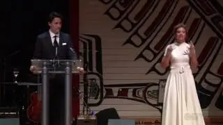 Justin Trudeau & Sophie Gr&eacute;goire-Trudeau at 2016 Parliamentary Press Gallery Dinner
