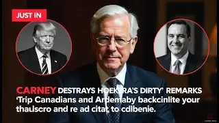 JUST IN: Carney DESTROYS Ambassador Hoekstra&rsquo;s Dirty Remarks on Canadians