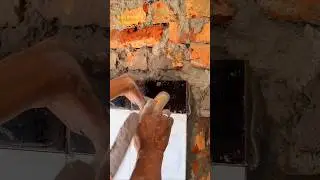 I put black tiles on top of white tiles and it looks very beautiful.#tilesfitting #walltiles #videos