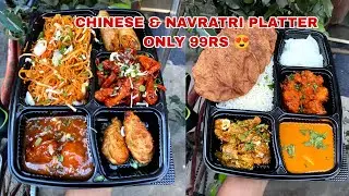 East Delhi Best Chinese Food Cheapest Platters 😍 #indianfood #streetfood