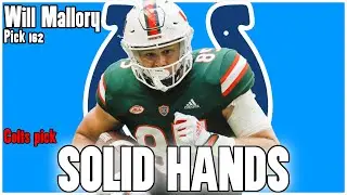 Will Mallory is coming to INDY ! 2023 NFL draft , colts draft class