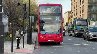 London's Buses around Mornington Crescent & Camden Town 30th November 2022