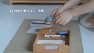 Montessori Language Activity Objects with Identical Cards