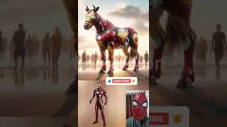 Superheroes but Cow Horse💥 Marvel & DC-All Characters #marvel #avengers#shorts#spidarman