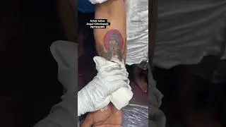 Jay hanuman and ram ji tattoo #ram #hanuman #rammandir #trendingshorts