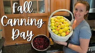Restocking our Pantry with Backyard Apples | Fall Canning Projects