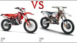Beta Xtrainer 250 vs KTM EXC 125 Test specification comparison