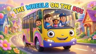 The wheels on the bus - Nursery rhymes, English rhymes, Hashir rhymes - English, Urdu and Spanish