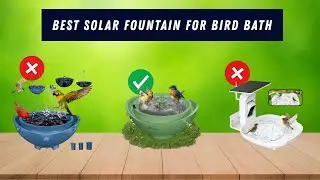 ✅ Лучший солнечный фонтан для купания птиц: Солнечный фонтан для купания птиц (Руководство покупа...