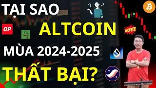 Altcoin 2024-2025: Giảm 80-90% – Lý Do Thực Sự Khiến Hàng Triệu Nhà Đầu Tư Thua Lỗ Nặng!