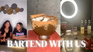 Teaching My Best Friend How To Bartend (fall drinks, girls night, beginner friendly, tips + more) 🍁🥂