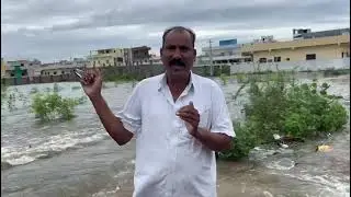 Heavy Floods  Situation in Khammam Outcuts Ventures || Edulapuram