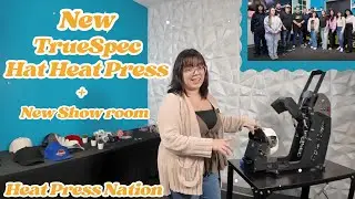 HPN's New TrueSpec Hat Heat Press is HERE! + New Demo Room | Heat Press Nation Launch Event Vlog