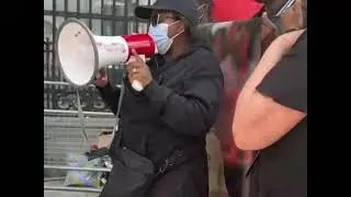 Протест против иммиграции в Дублине