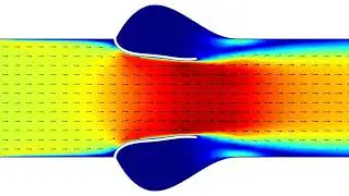2D Fluid-Structure Interaction (FSI) Simulation of Aortic Valve / Using COMSOL Multiphysics