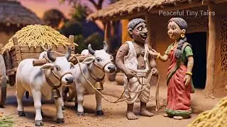 A Peaceful Tiny Tale of Hope | From Cracked Land to Golden Harvest | Miniature Story