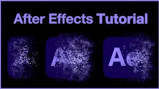 Particle Logo Reveal - After Effects Particular Tutorial. With Template