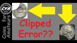 Do I have a genuine Error Coin? Identify Clipped planchet error | Value of Clip Coin Error Blank