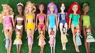 Disney Princess Doll Makeover ~ DIY Miniature Ideas for Barbie   Wig, Dress, Faceup, and More! DI