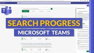 How to use Search Progress in Microsoft Teams 🔍