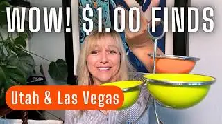 Utah & North Las Vegas ROAD TRIP - Almost everything was $1.00! Cedar City Thrifting Adventure 🛍️