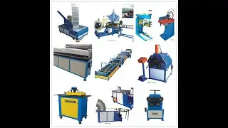 Ventilation Air Conditioning Duct forming Machine HVAC duct making machine