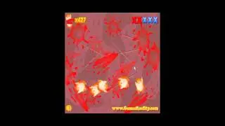 Fruit Slasher: Special Ed Gameplay