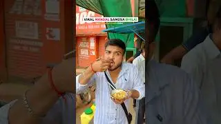 Mangal Samosa Bhilai Iconic Breakfast is BACK with a 2nd Branch! 😍🔥 #Shorts #StreetFood #Bhilai