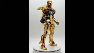 360&deg; View | Hot Toys MMS848D78 Exclusive Iron Man Mark III (Golden & Copper Version ) #ironman