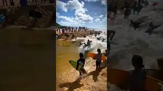 surf no rio no Hava&iacute; #shorts