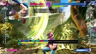 [SF6泰瑞]連段測試整理 大堂練習 1/9 Xbox 無搖桿 八位堂 天刃星