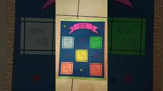 Noun chart in Punjabi language easy #stepcraft #for kids #art #viral #easy #step##