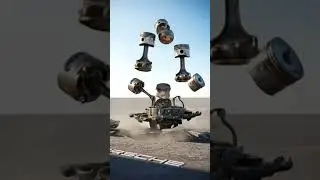 Porsche 911 Car Assembly in Real Life 😱 | Ultra-Realistic Mechanical Transformation #Shorts