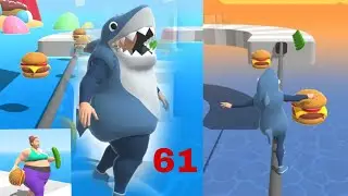 Fat 2 fit :  Gameplay Walkthrough All Levels #Shorts Level 61